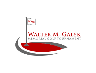 Walter M. Galyk Memorial Golf Tournament logo design by johana