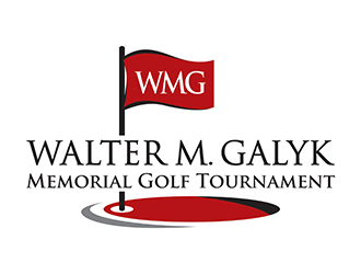 Walter M. Galyk Memorial Golf Tournament logo design by gitzart