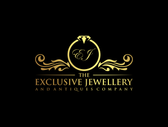 The Exclusive Jewellery and Antiques Company logo design by InitialD