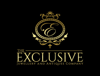 The Exclusive Jewellery and Antiques Company logo design by yondi