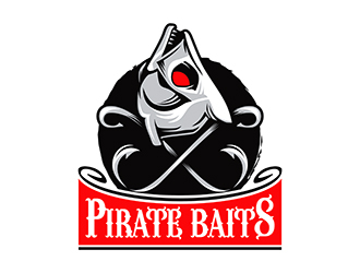 Pirate Bait Company logo design by gitzart