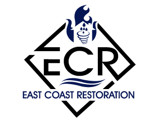 East coast restoration  logo design by PMG