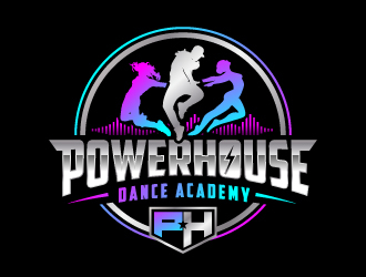 Powerhouse Dance Academy  logo design by jaize