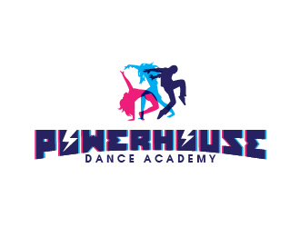 Powerhouse Dance Academy  logo design by il-in