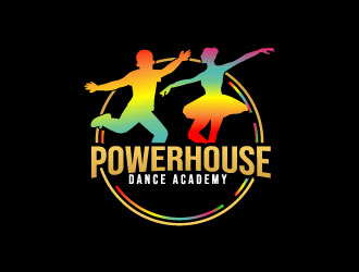 Powerhouse Dance Academy  logo design by Erasedink