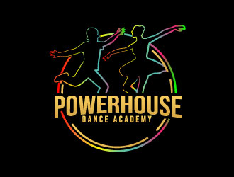 Powerhouse Dance Academy  logo design by Erasedink