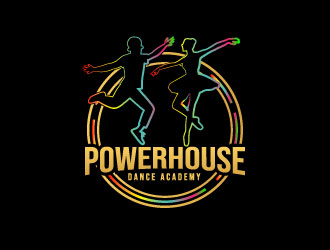 Powerhouse Dance Academy  logo design by Erasedink