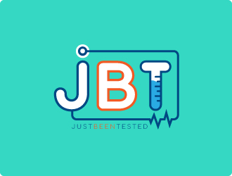 JBT (Just Been Tested) logo design by NadeIlakes