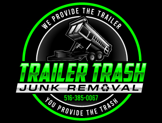 Trailer trash junk removal  logo design by Suvendu