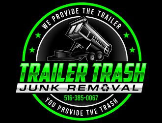 Trailer trash junk removal  logo design by Suvendu