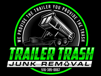 Trailer trash junk removal  logo design by Suvendu