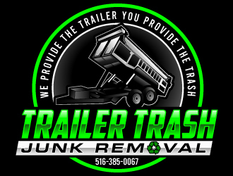 Trailer trash junk removal  logo design by Suvendu