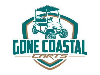 Gone Coastal Carts logo design by daywalker