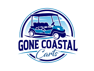 Gone Coastal Carts logo design by haze