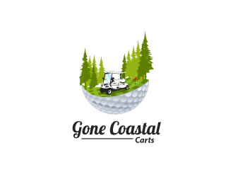 Gone Coastal Carts logo design by torresace