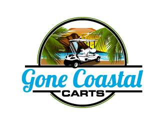 Gone Coastal Carts logo design by torresace