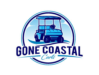Gone Coastal Carts logo design by Webphixo