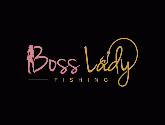Boss Lady Fishing logo design by SelaArt