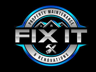 Fix It Property Maintenance & Renovations  logo design by bezalel