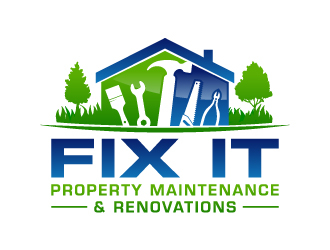 Fix It Property Maintenance & Renovations  logo design by akilis13