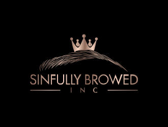 Sinfully Browed Inc. logo design by oke2angconcept