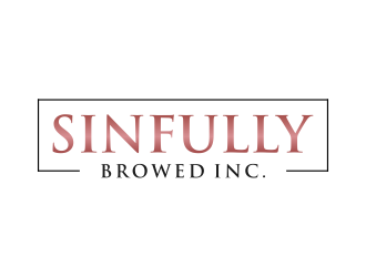 Sinfully Browed Inc. logo design by haidar