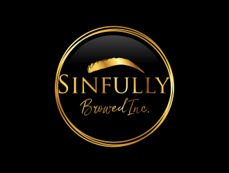 Sinfully Browed Inc. logo design by RIANW