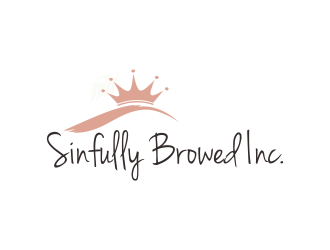 Sinfully Browed Inc. logo design by Barkah