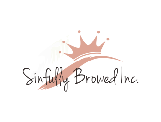 Sinfully Browed Inc. logo design by Barkah
