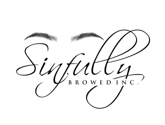 Sinfully Browed Inc. logo design by GassPoll