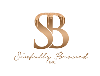 Sinfully Browed Inc. logo design by ingepro