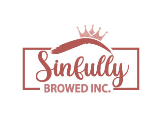 Sinfully Browed Inc. logo design by Webphixo