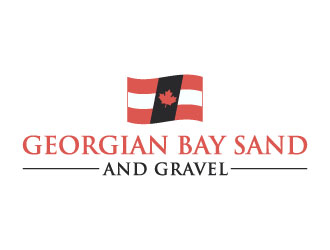 Georgian Bay Sand and Gravel  logo design by aryamaity
