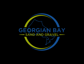 Georgian Bay Sand and Gravel  logo design by Walv