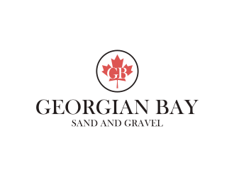 Georgian Bay Sand and Gravel  logo design by GemahRipah