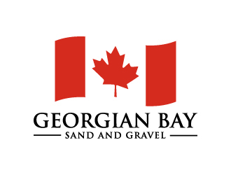 Georgian Bay Sand and Gravel  logo design by cybil