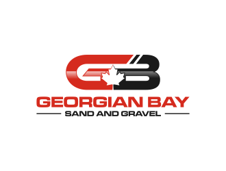 Georgian Bay Sand and Gravel  logo design by haidar