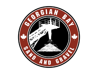 Georgian Bay Sand and Gravel  logo design by nona