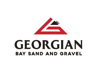 Georgian Bay Sand and Gravel  logo design by SOLARFLARE