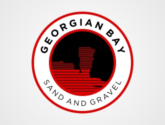 Georgian Bay Sand and Gravel  logo design by qhie