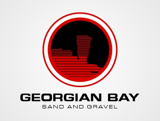 Georgian Bay Sand and Gravel  logo design by qhie