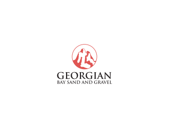 Georgian Bay Sand and Gravel  logo design by RIANW