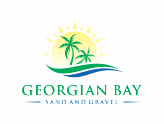 Georgian Bay Sand and Gravel  logo design by christabel