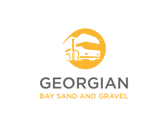 Georgian Bay Sand and Gravel  logo design by yossign