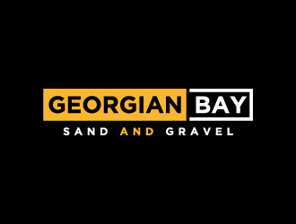 Georgian Bay Sand and Gravel  logo design by jafar