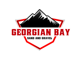 Georgian Bay Sand and Gravel  logo design by Kirito