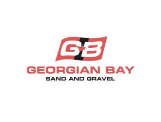 Georgian Bay Sand and Gravel  logo design by maspion