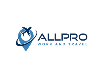 ALLPRO WORK AND TRAVEL logo design by GemahRipah