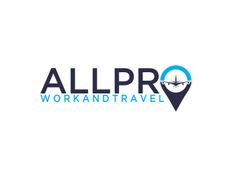 ALLPRO WORK AND TRAVEL logo design by oke2angconcept