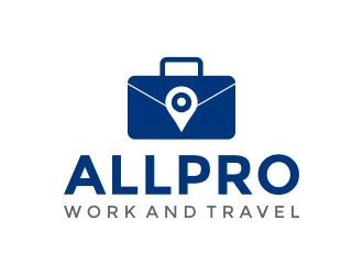 ALLPRO WORK AND TRAVEL logo design by salis17